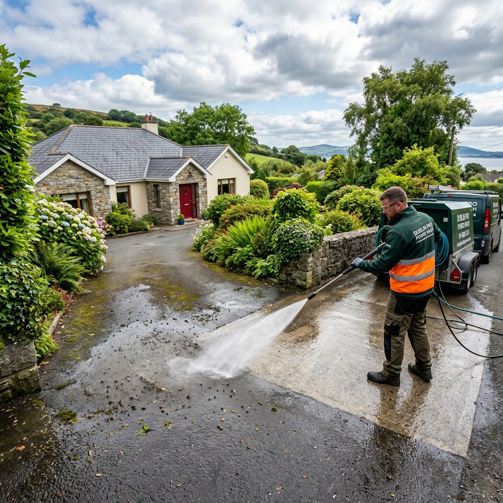 Moss and algae removal service in Dublin