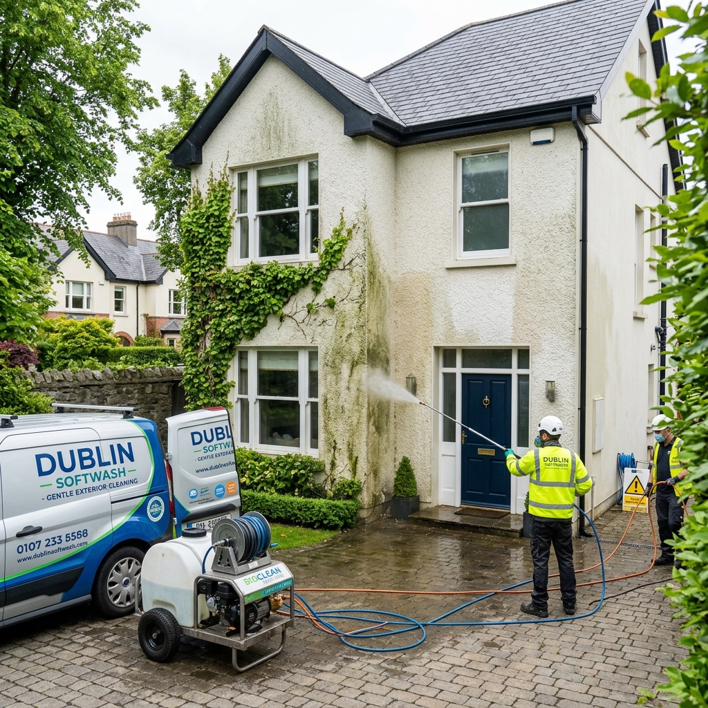 Render cleaning in Dublin